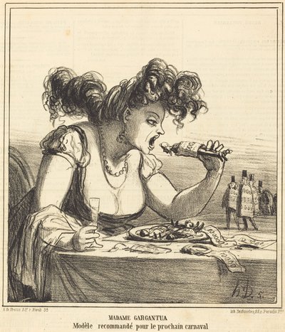 Madame Gargantua da Honoré Daumier