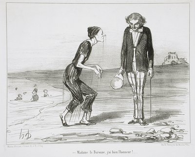 Madame la Baronne, ho il piacere! da Honoré Daumier
