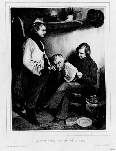 Memorie di Sainte-Pelagie da Honoré Daumier