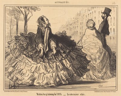 Mode primaverili del 1855 da Honoré Daumier