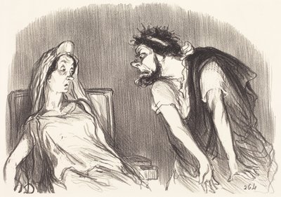 Edipo da Honoré Daumier