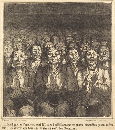 Si dice che i parigini... da Honoré Daumier