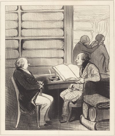 Sì, mio caro signor Badoulard, io vado... da Honoré Daumier