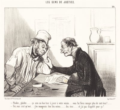 Plead... sarà un buon scherzo... da Honoré Daumier