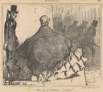 Più che un pallone ... Scusate! ... da Honoré Daumier