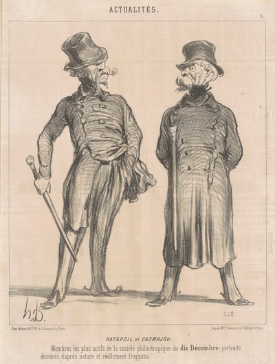 Ratapoil e Casmajou da Honoré Daumier