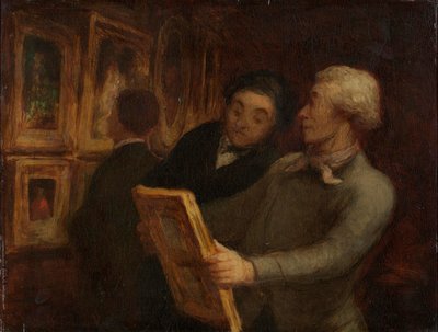 Gli amanti della pittura da Honoré Daumier
