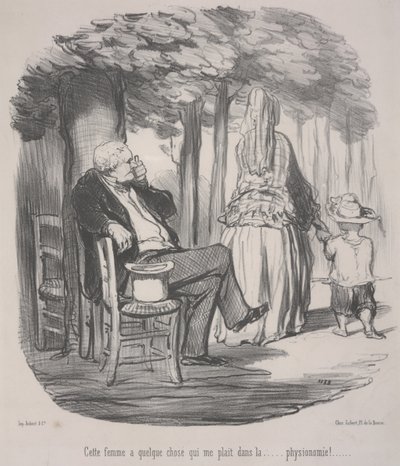Questa Donna ha Qualcosa che Mi Piace... Nel Suo Aspetto Generale! da Honoré Daumier