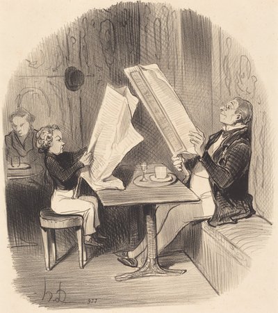 Un Bambino che si Diverte con Poco... da Honoré Daumier