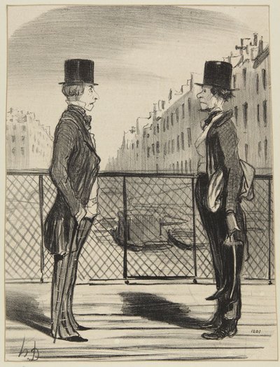 «Un uomo nelle sue scarpette» da Honoré Daumier