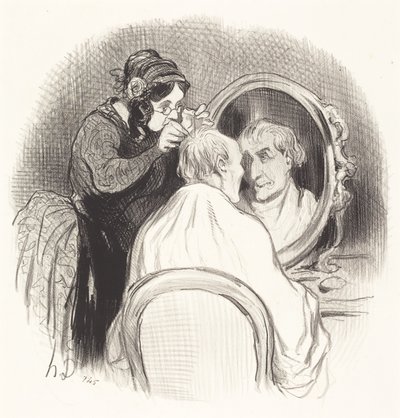 Un signore ringiovanito troppo da Honoré Daumier