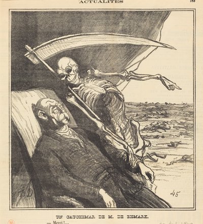 Un incubo di M. Bismarck da Honoré Daumier