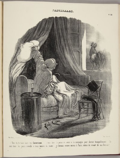 Vuoi tacere con i tuoi chicchirichì... da Honoré Daumier