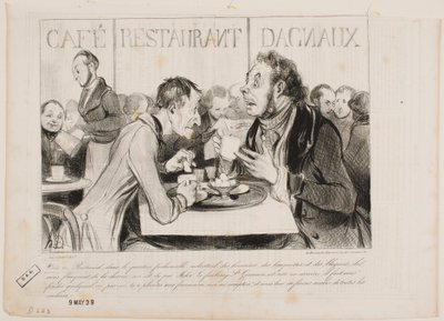 Vedi, Bertrand, in questo quartiere alla moda degli industriali... da Honoré Daumier