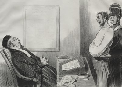 Avevi fame...Non è una ragione... da Honoré Daumier