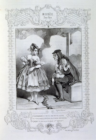 Illustrazioni su idee e leggende Philipon sotto il titolo Les Cent e Robert Macaire da Honoré Daumier
