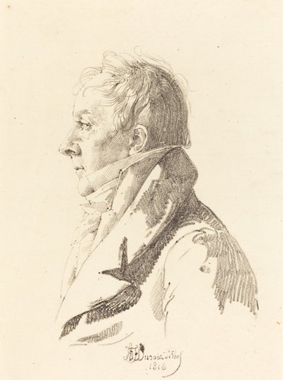 Ritratto di un uomo da Honore Jean Dubois Duperray