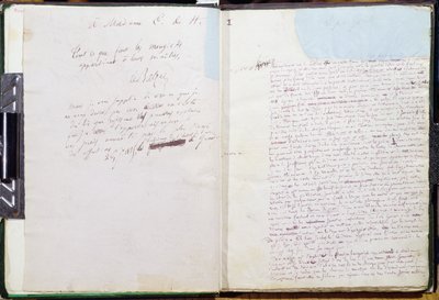 Prima pagina e dedica a Madame Hanska di 