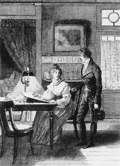 Illustrazione di Adrien Moreau (1843-1906) per La pelle di zigrino, romanzo di Honoré de Balzac (1799-1850) da Honore de Balzac