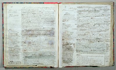Pagine 26 e 27 del manoscritto di 