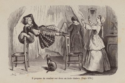 Illustrazione per Un Bon Petit Diable da Horace (after) Castelli