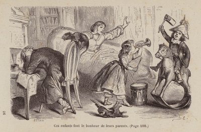 Illustrazione per Un Bon Petit Diable da Horace (after) Castelli