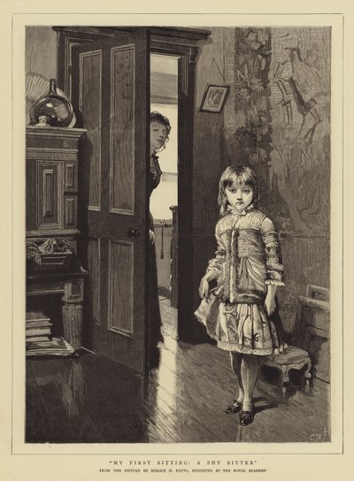 La mia prima seduta, un soggetto timido da Horace Henry Cauty