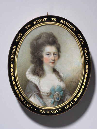 Ritratto di Lady Grace Anna Newenham, 1784 da Horace Hone