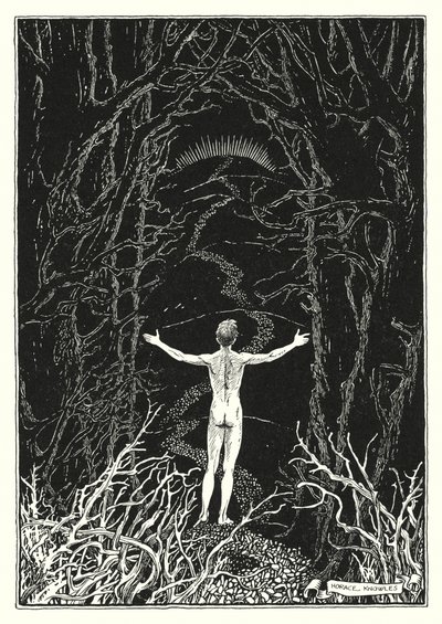Illustrazione del Discorso della montagna (incisione) da Horace J. Knowles