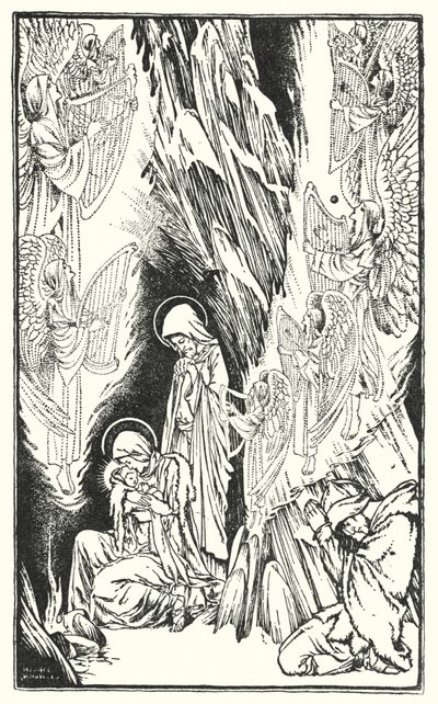 La notte santa (litografia) da Horace J. Knowles