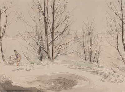 Cava di Carshalton, 1907 da Horace Mann Livens