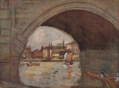 Il fiume, Richmond, c1910, 1918 da Horace Mann Livens