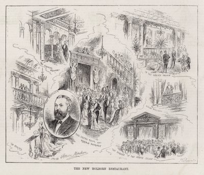 Il nuovo Ristorante Holborn da Horace Morehen