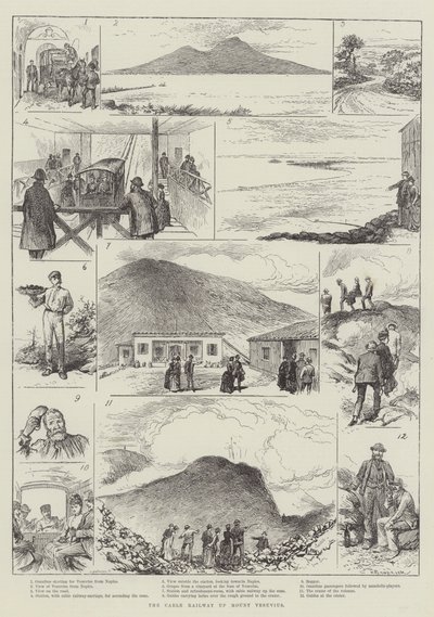 La funicolare sul Vesuvio da Horace Petherick