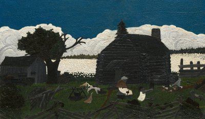 Capanna nel cotone da Horace Pippin