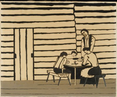 Cena di famiglia da Horace Pippin