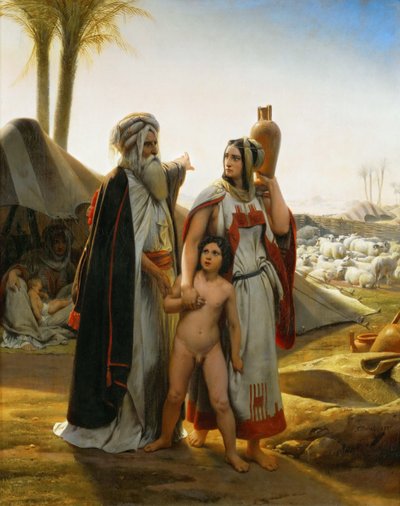 Agar cacciata da Abramo La ripudiata di Agar da Emile Jean Horace Vernet