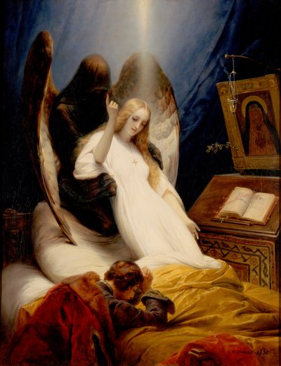 Angelo della morte da Emile Jean Horace Vernet