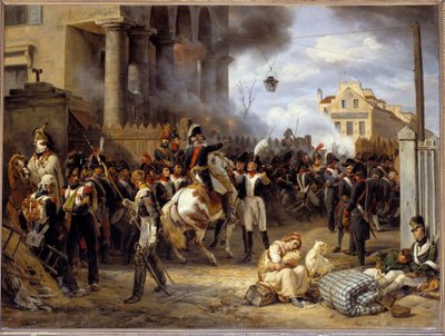 Campagna di Francia: La barriera di Clichy, difesa di Parigi il 30/03/1814 da Emile Jean Horace Vernet