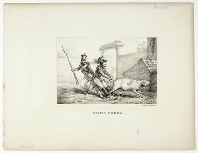 Tieni duro da Emile Jean Horace Vernet
