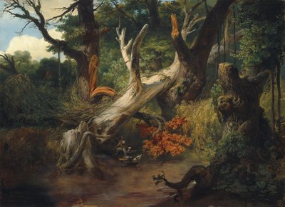 Caccia nelle Paludi Pontine da Emile Jean Horace Vernet