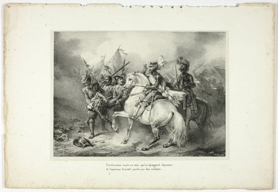 Ho ordinato, ma invano, che Joyeuse fosse risparmiata... da Horace Vernet
