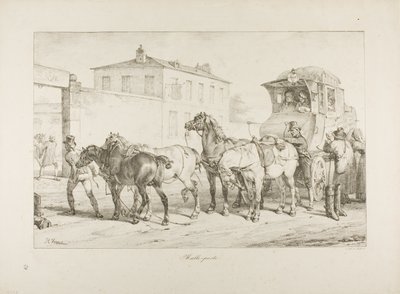 Diligenza postale da Emile Jean Horace Vernet