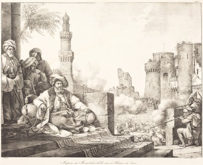 Massacro dei Mamelucchi ribelli nel Castello del Cairo da Horace Vernet