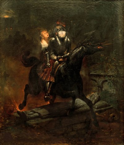 La ballata di Lenora, 1839 da Emile Jean Horace Vernet