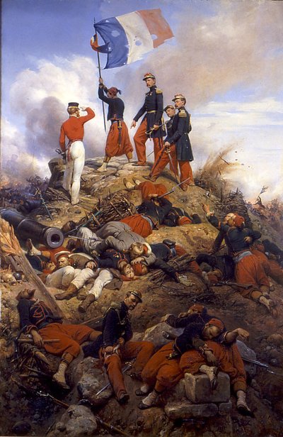 La presa della ridotta di Malakoff da Horace Vernet
