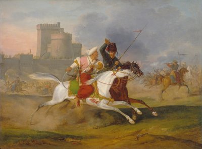 Turco e Cosacco, 1809 da Emile Jean Horace Vernet
