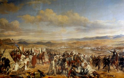 Vittoria di Isly vinta dal Maresciallo Bugeaud sulle truppe marocchine di Sidi Mohamed abd el Rhaman, figlio del Sultano, il 14/08/1844 (dettaglio) da Emile Jean Horace Vernet