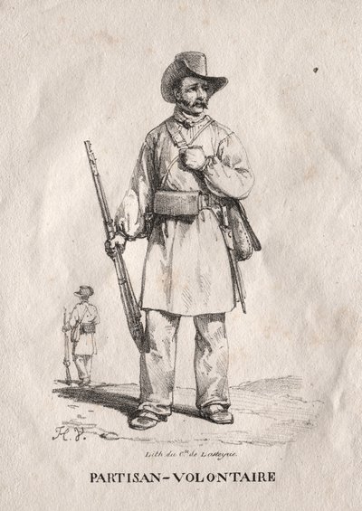 Partigiano volontario, 1822 da Emile Jean Horace Vernet