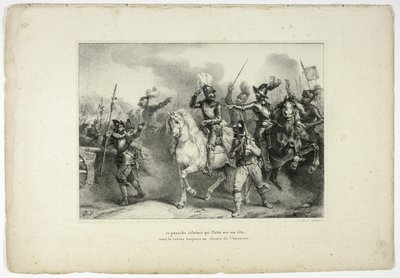 questo pennacchio abbagliante che fluttua sopra la mia testa... da Horace Vernet